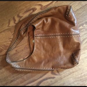 Michael Kors Studded Leather Shoulder Bag